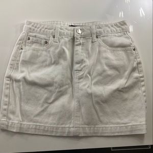White denim skirt small medium